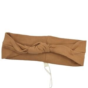 Quincy Mae Baby Girl 12-24 months Rust Brown Knotted Knot Cotton Headband NWT